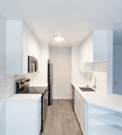 Kitchen area at Beau on Bundy