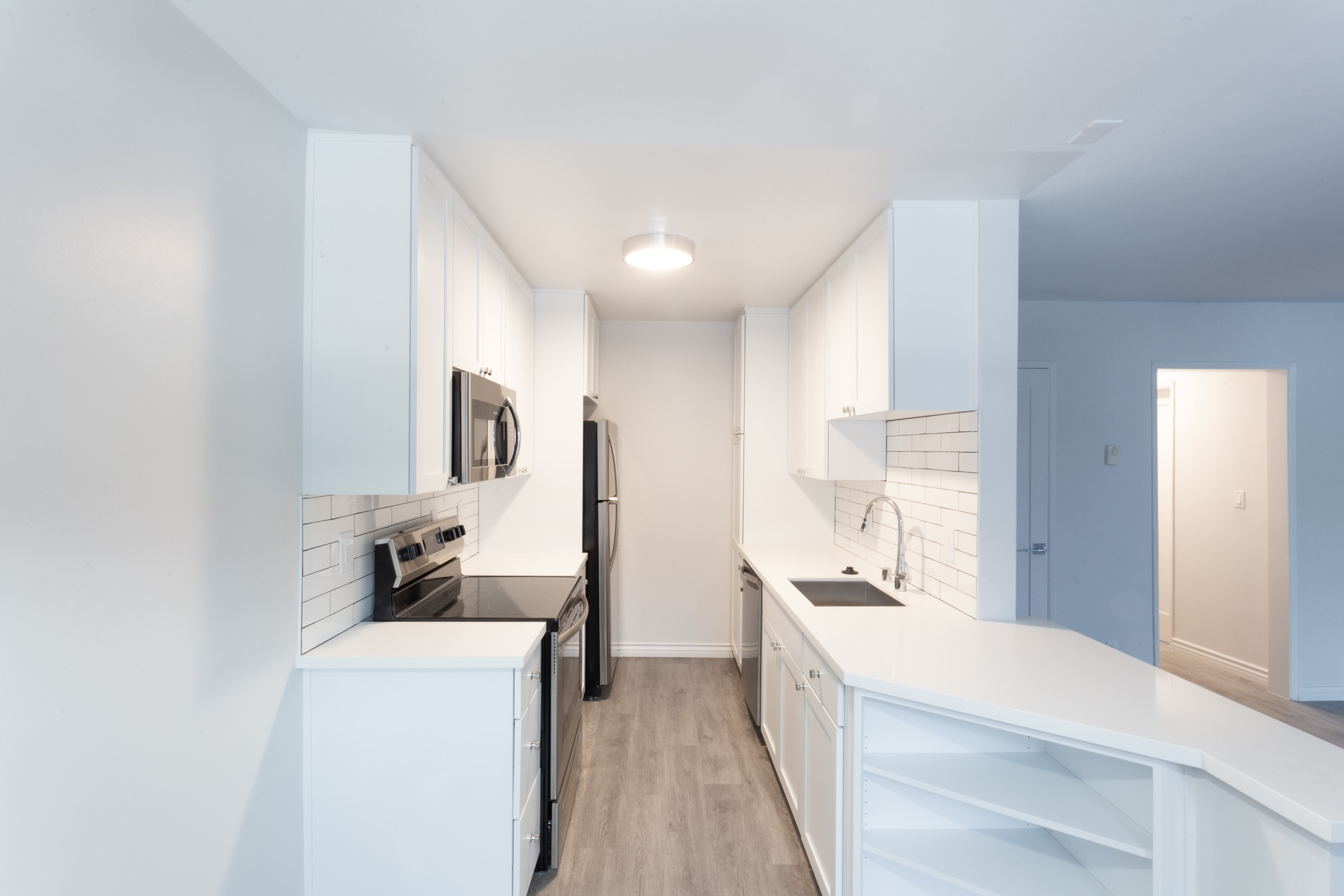 Kitchen area at Beau on Bundy