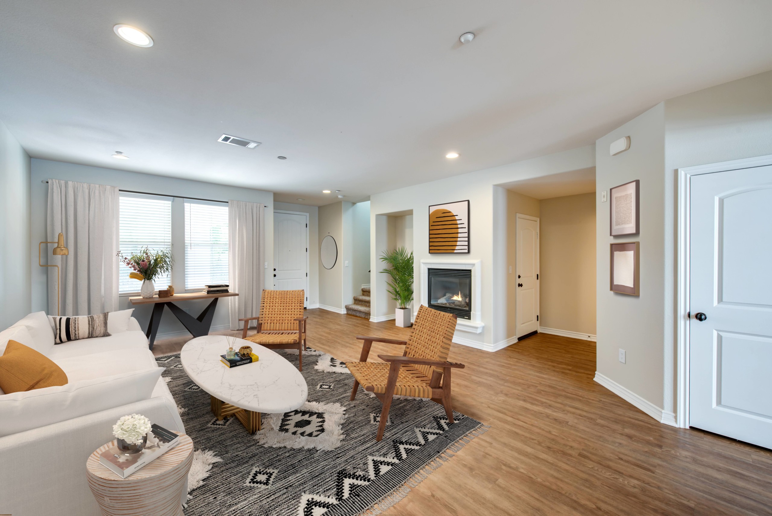 Rancho Serrano Rental living room; Thousand Oaks rental real estate;