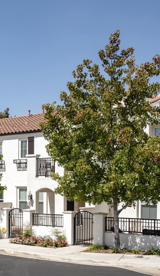 Rancho Serrano exterior with a fenced yard; Thousand Oaks rental real estate;