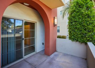 Back patio of the townhomes at Magnolia Woods