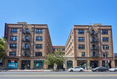 The Gershwin Apartments Hollywood from outside;