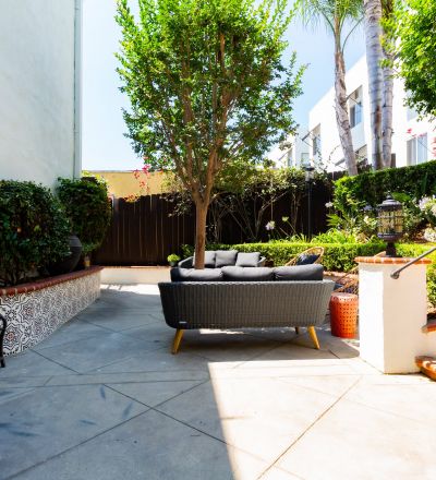 Outdoor sitting area