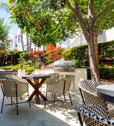 Outdoor sitting area