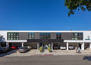 exterior of an apartment building