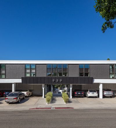 exterior of an apartment building