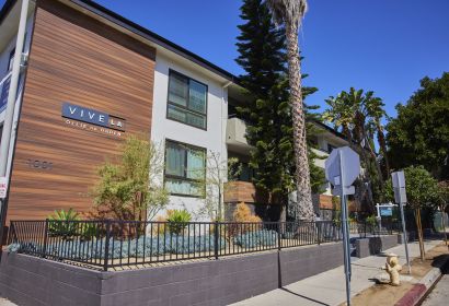 exterior of an apartment building