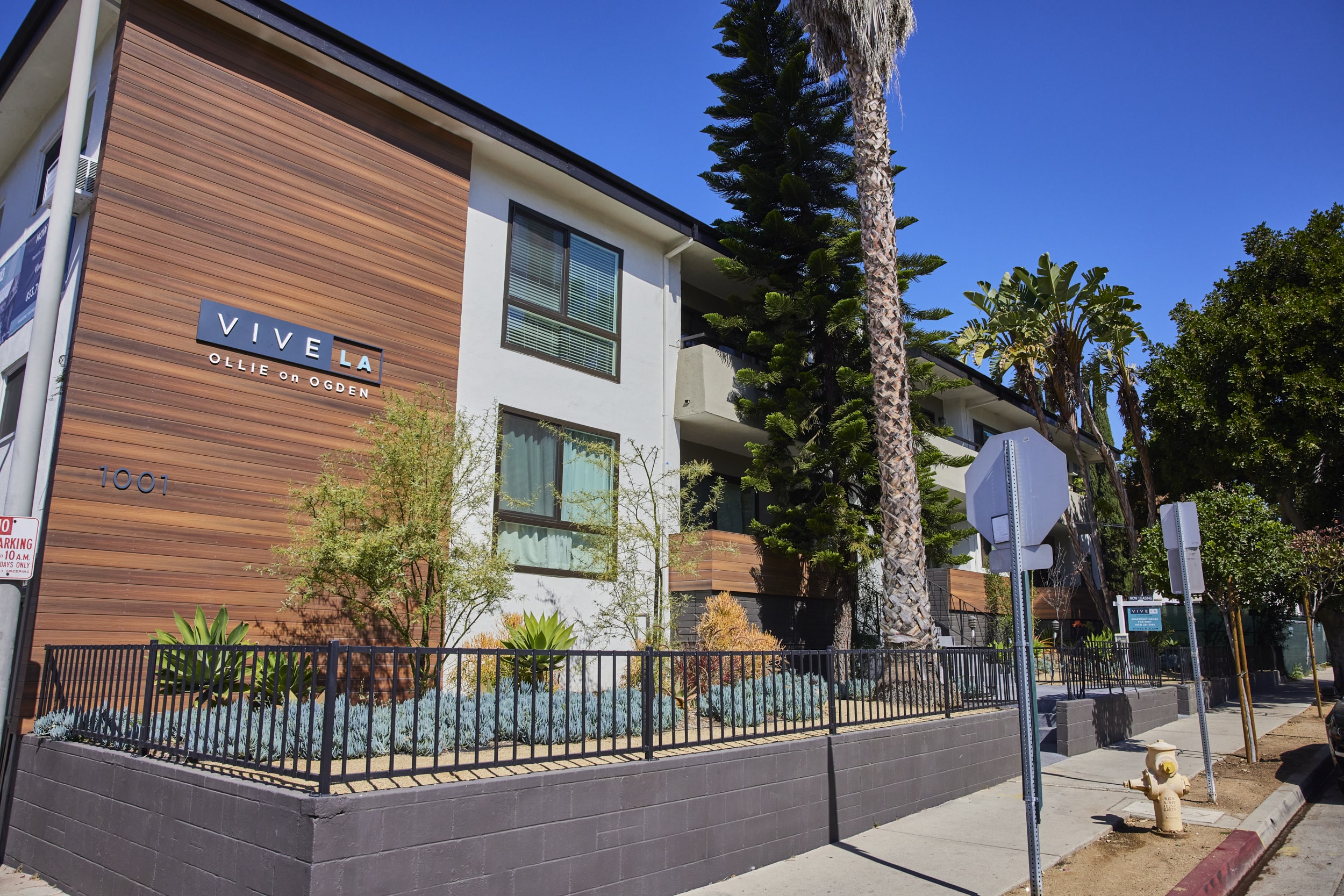 exterior of an apartment building