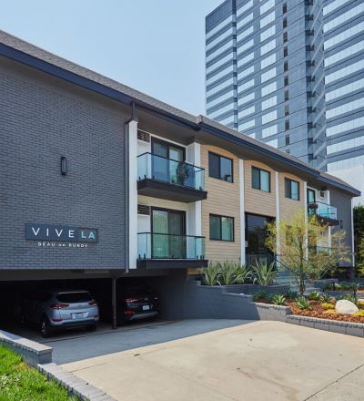 exterior of an apartment building