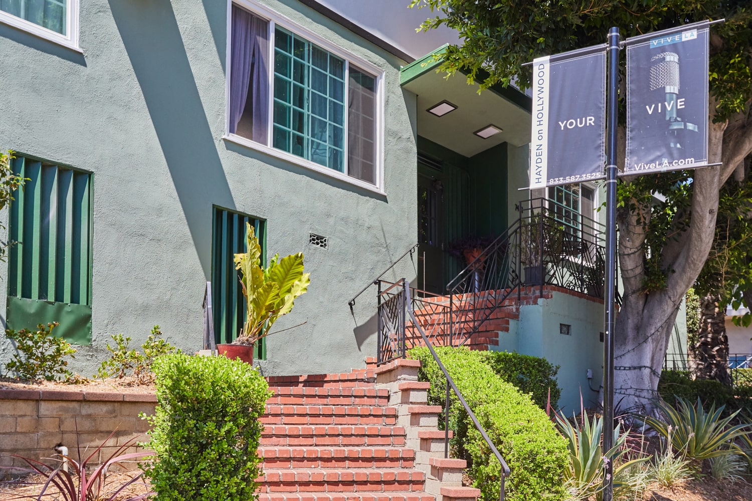 Entry way of Hayden on Hollywood Boulevard