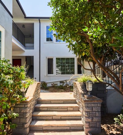 Entry Way of Hayden on Hollywood Boulevard from the side