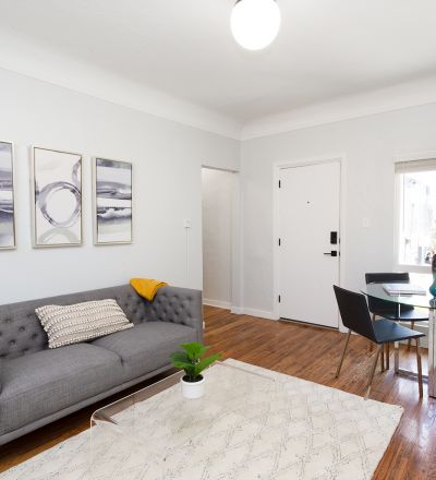 living area of an apartment