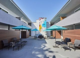 Outdoor sitting area