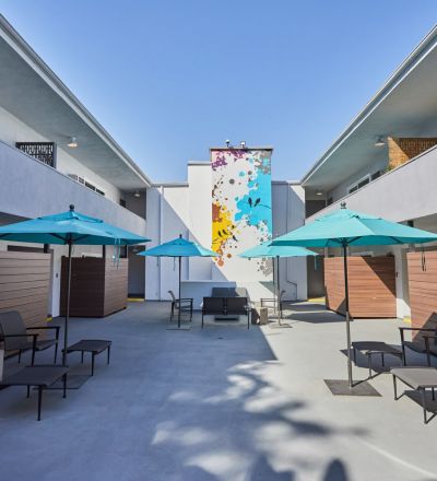 Outdoor sitting area