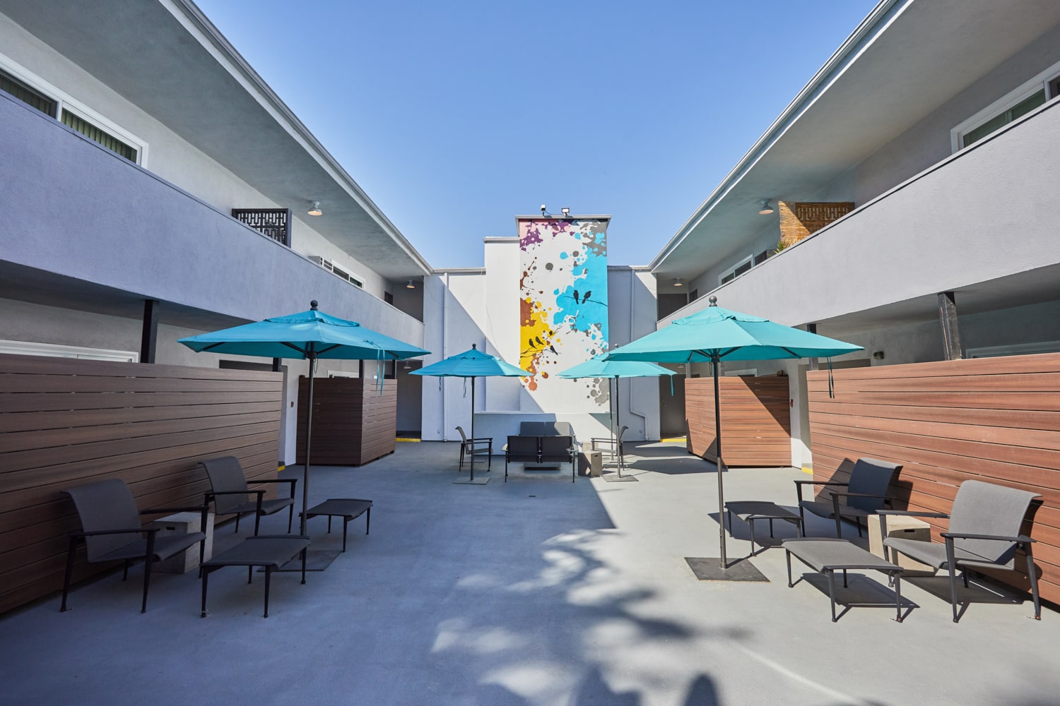 Outdoor sitting area