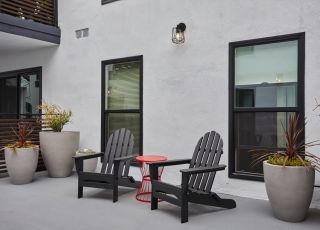 Outdoor sitting area