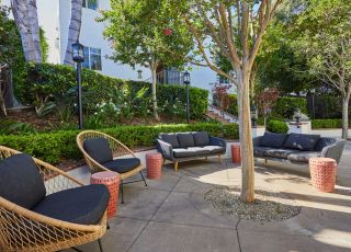 Outdoor sitting area
