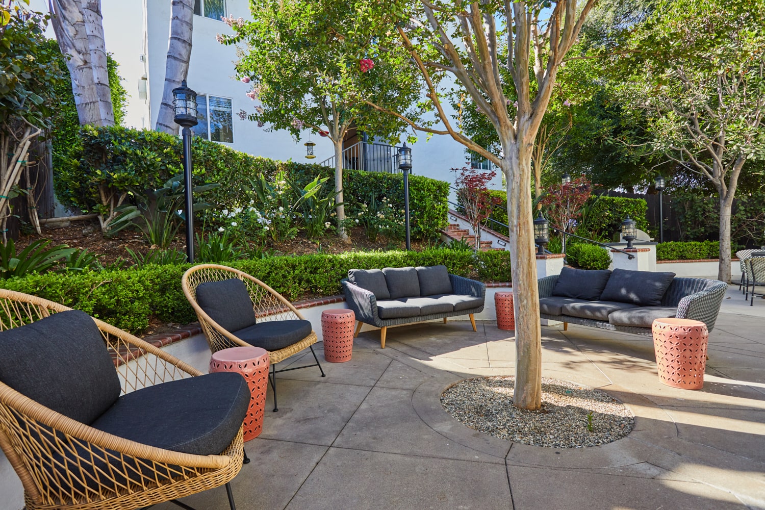 Outdoor sitting area