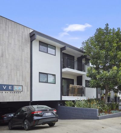 apartment exterior and parking