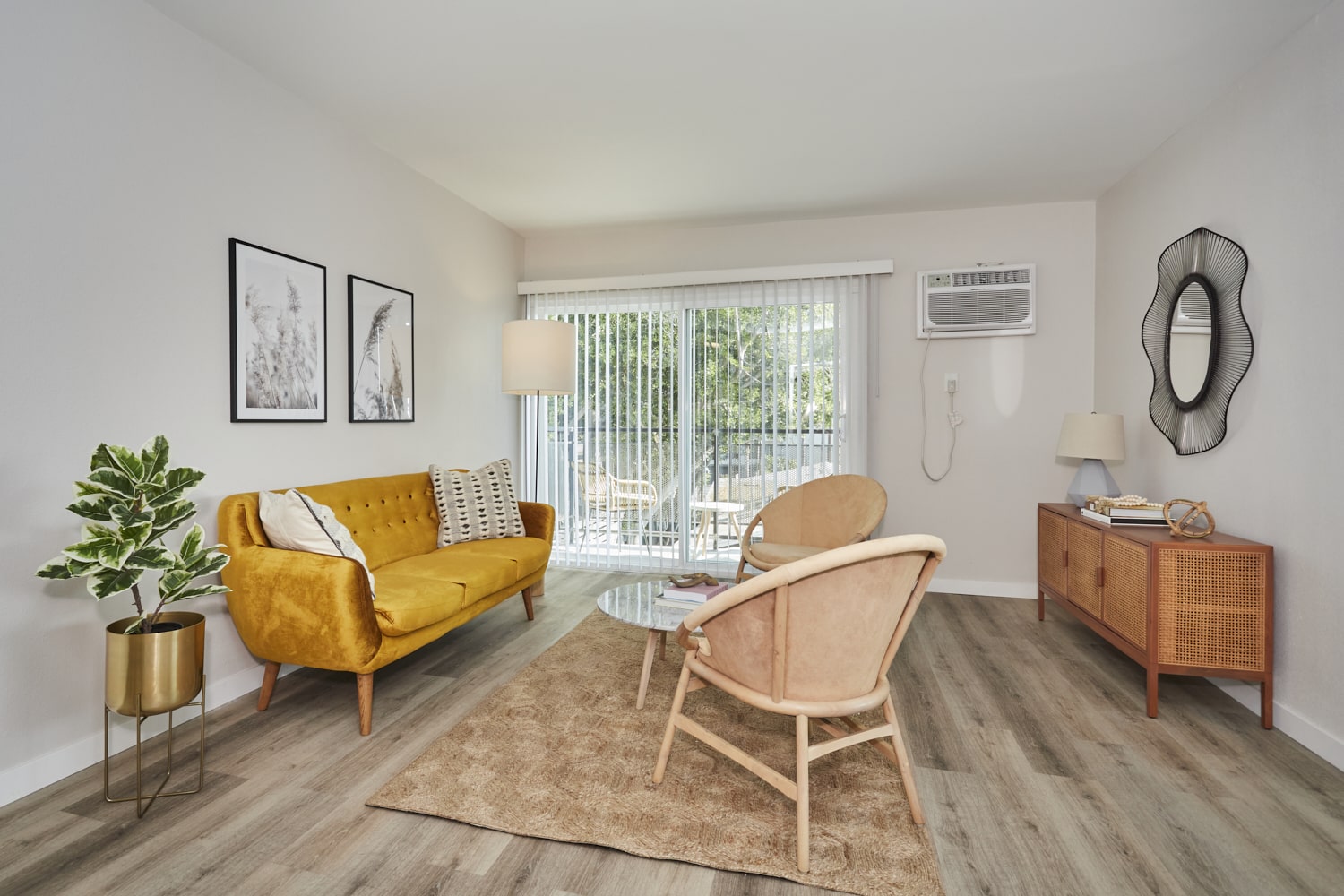 living area of an apartment