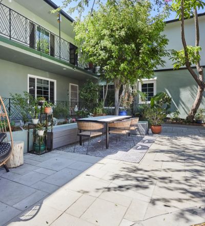 Barbeque and eating area