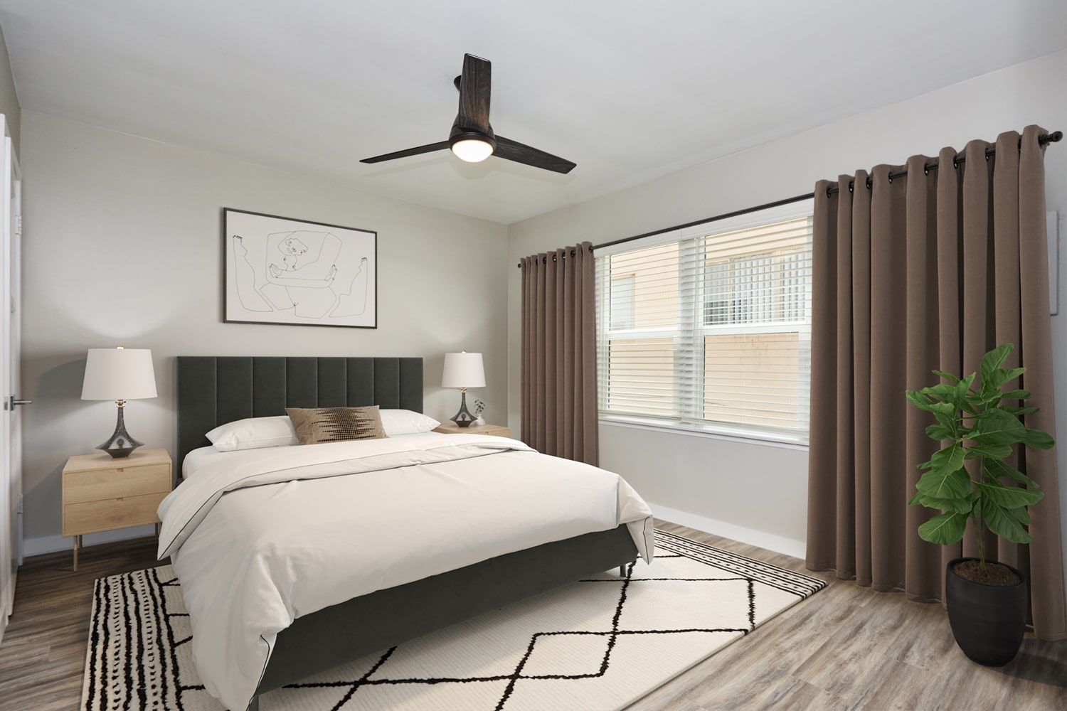 Nora on Norton bedroom